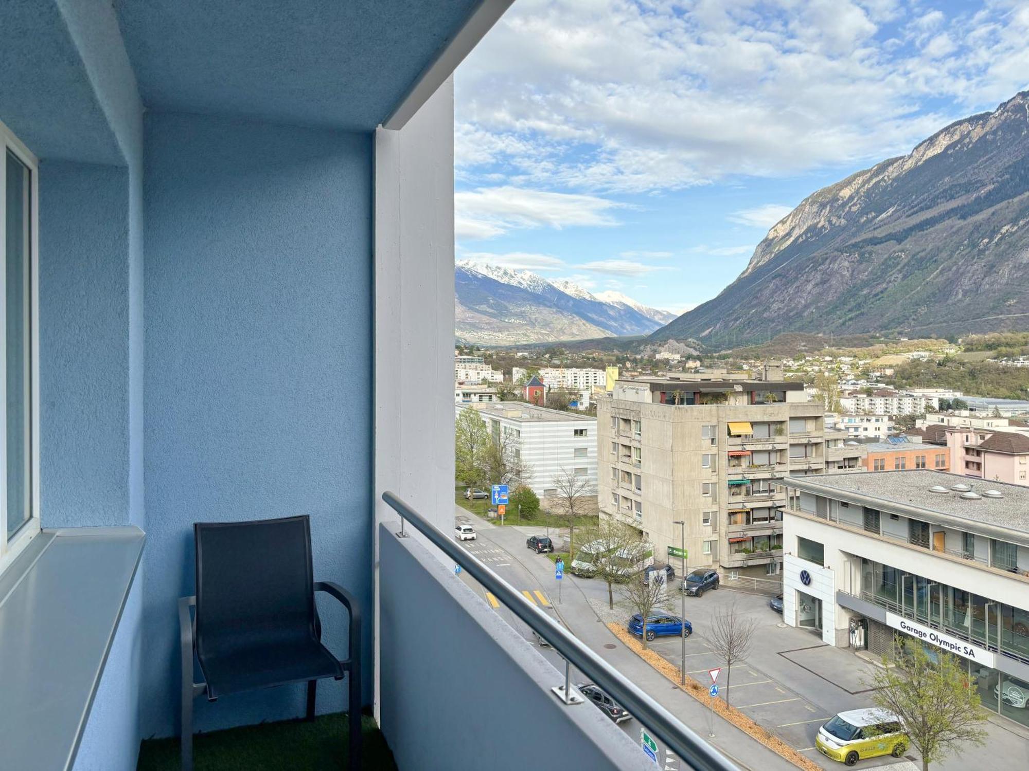 Nonanteneuf Appart Hotel Sierre - Contactless Check-In Bagian luar foto