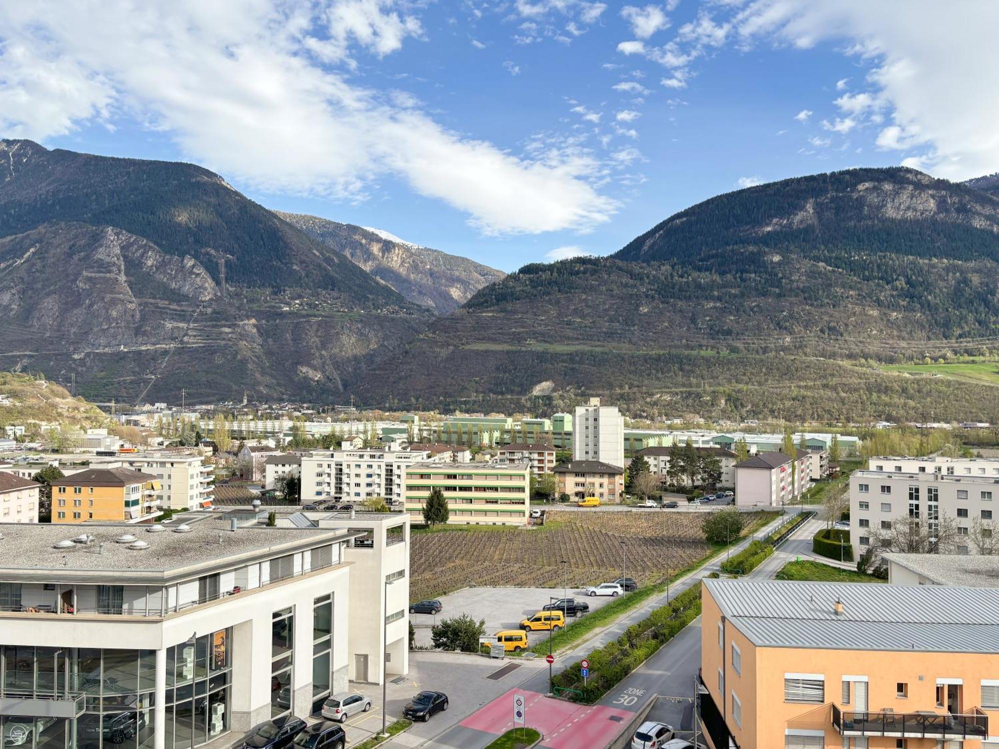 Nonanteneuf Appart Hotel Sierre - Contactless Check-In Bagian luar foto